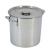 卫洋 WYS-487加厚不锈钢水桶 酒店学校不锈钢桶厨房储水桶汤桶加厚带盖 28cm