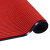 兰诗 DM03 双条纹地毯 地面防滑垫 酒店走廊除尘垫 红色1.6*15m（整卷发货）