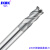 SKAK钨钢铣刀 HRC60度标准长或柄加长不锈钢专用圆鼻铣刀 CNC数控锣刀 10R0.5*10D*75L