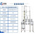 予华玻璃精馏塔实验室小试精馏装置减压蒸馏电加热精馏柱精馏釜 银色