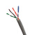 远东电缆 HSYV-6 4×2×0.55 铜芯聚烯烃绝缘六类水平对绞电缆 305米