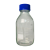 蓝盖螺口试剂瓶透明棕色茶色广口玻璃瓶样品瓶水样瓶 500mL-透明-蓝盖螺口试剂瓶
