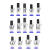 优依福指甲油分装空瓶3ML玻璃指甲油空瓶5ML药油美甲配毛刷瓶甲油胶补漆 白色15ML圆形空瓶（单件价格30件起发）
