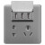 公牛(BULL) 开关插座 G28系列 五孔三位USB插座 86型面板 暗装 G28星空灰USB五孔