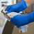 爱马斯(AMMEX)一次性丁腈手套加厚丁晴食品实验室清洁检查防水工作防护厨房劳保手套 XNFST44100(中码)
