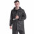 易美丽诺 LH1001 分体式反光雨衣雨裤套装户外雨具黑色 基础面料L