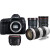 佳能（CANON） EOS 5D Mark IV全画幅专业数码单反摄影摄像照相机搭配套装组合5D4 含佳能大三元三支镜头+50f1.2共四只镜头套装 套餐三