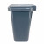 兰诗（LAUTEE）LJT-1282 脚踏垃圾桶 办公室商用带盖垃圾箱 灰色-30L