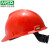 梅思安V-Gard安全帽 ABS/PE超爱戴一指健安全帽 建筑工地电力施工新国标安全帽 红色（标准款） PE-超爱戴
