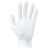 白布手套 白色棉纱线手套无尘防滑工作劳保防护加厚耐磨文玩礼仪薄款透气 10-条纹手套(12双) L