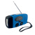 沸耐笙 FNS-31183 应急带手电手摇太阳能充电收音机 蓝色 1只