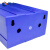 固乡抽屉式零件盒 五金工具盒 【组装式】电器元件盒塑料盒 收纳透明色分类盒 螺丝盒（蓝色抽F2）