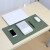 可乐树（keleshu） 皮革鼠标垫游戏桌面超大号电脑键盘办公室家用防水单双面大班台桌垫logo定制 墨绿色荔枝纹桌垫（双面） 80*40cm