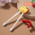 儿童筷子训练筷3岁6岁家用木质辅助器防滑宝宝专用硅胶学习 黄色恐龙