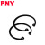 PNY 孔卡 内卡 孔用弹性挡圈C型卡簧卡环卡黄 Φ70-200进口尺寸 内卡φ72（1只） 包 1