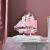 帆船模型摆件带灯木质工艺船一帆风顺男毕业生日礼物女客厅装饰品 未来号20cm【灯】