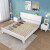 弘帆床 实木床1.2米1.35米单人床1.5米储物床1.8米双人床现代简约白色床 单个床（颜色备注） 1.2x2M框架床