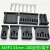 黑色AMP2.54胶壳280连接器单排接插件插头端子替代280358/280359 3P胶壳10个