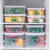 日本进口ASVEL冰箱收纳盒冷冻保鲜盒密封不串味蔬菜水果食品储物盒厨房带盖塑料果蔬冷藏整理盒 5.1L