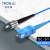 创优捷 光纤跳线 铠装 单纤 SC/UPC-ST/UPC-单模-G.652D-3mm-5M-LSZH-蓝色