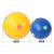 多彩儿童大滚球感统训练器材幼儿园户外玩具室内室外道具塑料球 黄色大滚球50cm