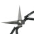 海斯迪克 工业剪刀 黑塑柄碳钢皮革剪刀包装裁剪刀 不锈钢尖头剪子 菜刀 A2 H-5