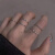 JACK VINEY戒指ins学生可调节戒指几毛钱朋克复古戒指男可水洗 37个戒指装生