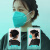 保为康n95口罩 独立包装 耳戴式 细菌过滤≥95%透气3D立体成人防护口罩（1盒30个）