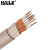 海乐(HAILE)同轴电缆射频线16芯0.34纯铜单股128高编75欧姆100米SYV75-2-1*16