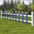 乔安 户外绿化塑钢白绿款护栏（2片3米长的护栏+4根转角立柱）高40cm  单位：套