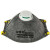 耐呗斯 NBS9537VCP杯型口罩 KP95级别 工业防尘防油性颗粒物罩杯口罩 有呼吸阀15只/盒【可定制】