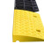 知旦 路沿坡 高11cm黄色三角垫减速带马路牙子斜坡垫台阶垫门槛垫可定制 601610 黄色