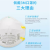 3M3M 8210CN防尘N95颗粒物工业粉尘打磨头戴罩杯式口罩20个白色