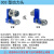 腾锟  3号BT30型防水结构型钻磨镗铣电机组合高精度动力头主轴头 蓝色低速BT30+3000W电机 