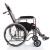 鱼跃（Yuwell）老人轮椅H059B护理可折叠半躺型带坐便器椅餐桌板手动轮椅车全钢管加固 半躺型轮椅车H059B