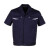 斯卡地尔 工作服夹克衫 PC16CVC511NB 半袖上衣 藏蓝色 价格单位：件 S码