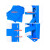 DLGYP重型仓储副货架 150×60×200=4层 600Kg/层 蓝色