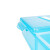 兰诗（LAUTEE）SY1322  体温计消毒盒 温度计浸泡盒 水银体温计浸泡干燥一体式收纳盒 塑料盒 蓝色（双色盖）