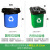垃圾袋物业环卫大号黑色平口塑料袋酒店环保户外加厚垃圾袋商用塑料袋 80*90cm（50个）