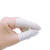曼隆 500g约900只/包乳胶手指套无尘防滑一次性橡胶手指套粉笔点钞 白色(手卷) 均码