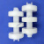 PCB线路板水平线蚀刻显影轮片塑胶光身轮片耐高温耐酸碱 白色30*10*25有效长*9弧面