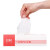 百舸 一次性PVC手套 食品耐油防静电无粉实验透明手套加厚 1盒 M