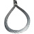 得豫工品 钢丝绳吊索具 起重工具钢缆钢索吊具 单位：条  15mm2T1M 