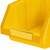 纳仕徳 C4# 加厚组立式零件盒 斜口螺丝收纳盒 货架整理箱 五金元件盒零件盒工具盒 黄色390x250x150