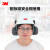3M耳罩  挂安全帽式工地专用降噪头盔式建筑 隔音耳机防噪音  X5P3   1副