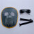 LISM新型焊工面罩牛皮电焊面罩烧焊氩弧焊脸部防护电焊眼镜量大 牛皮面罩+浅色眼镜+头带