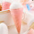 伊高（Erko） 棉花糖冰激凌甜筒冰淇淋雪糕杯结婚喜糖散装糖果综合水果味500g