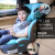专用宝骏730汽车儿童安全座椅0-4-9-12岁宝宝婴儿坐椅ISOFIX便携式增高垫 天使蓝--ISOFIX硬连接固定款