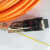 伺服电机动力线电源线6FX5002/8002-5CS41/5CS51电缆连接线 橙色 51(PVC)10m