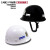 新兴华盛  防暴头盔保安用品钢盔PC盔户外野战安全帽巡逻头盔保安器材防护盔